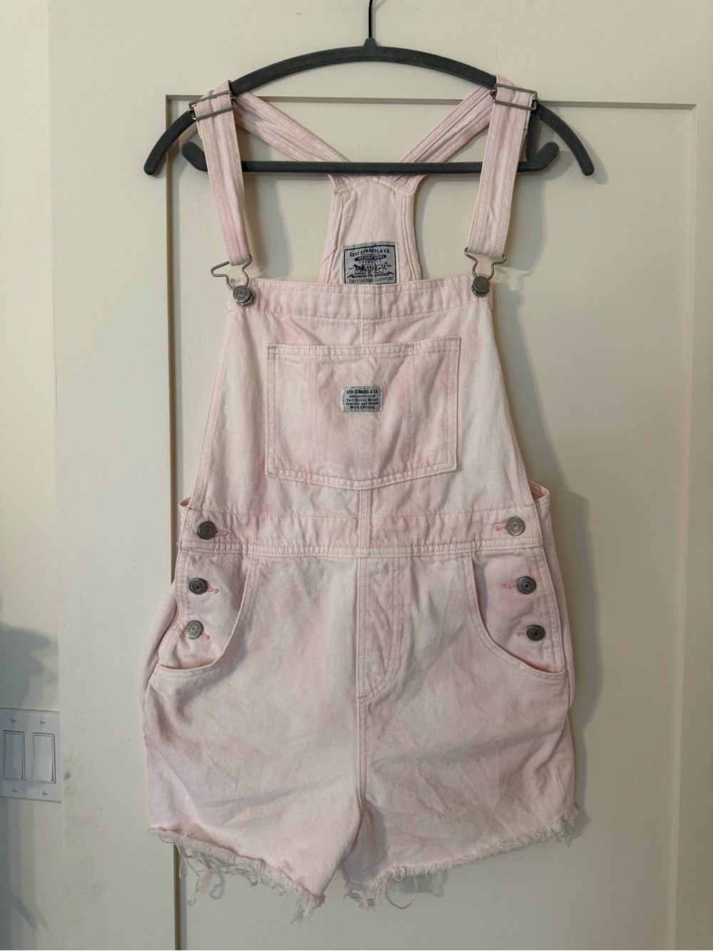 Levi’s Pink Overall Shorts